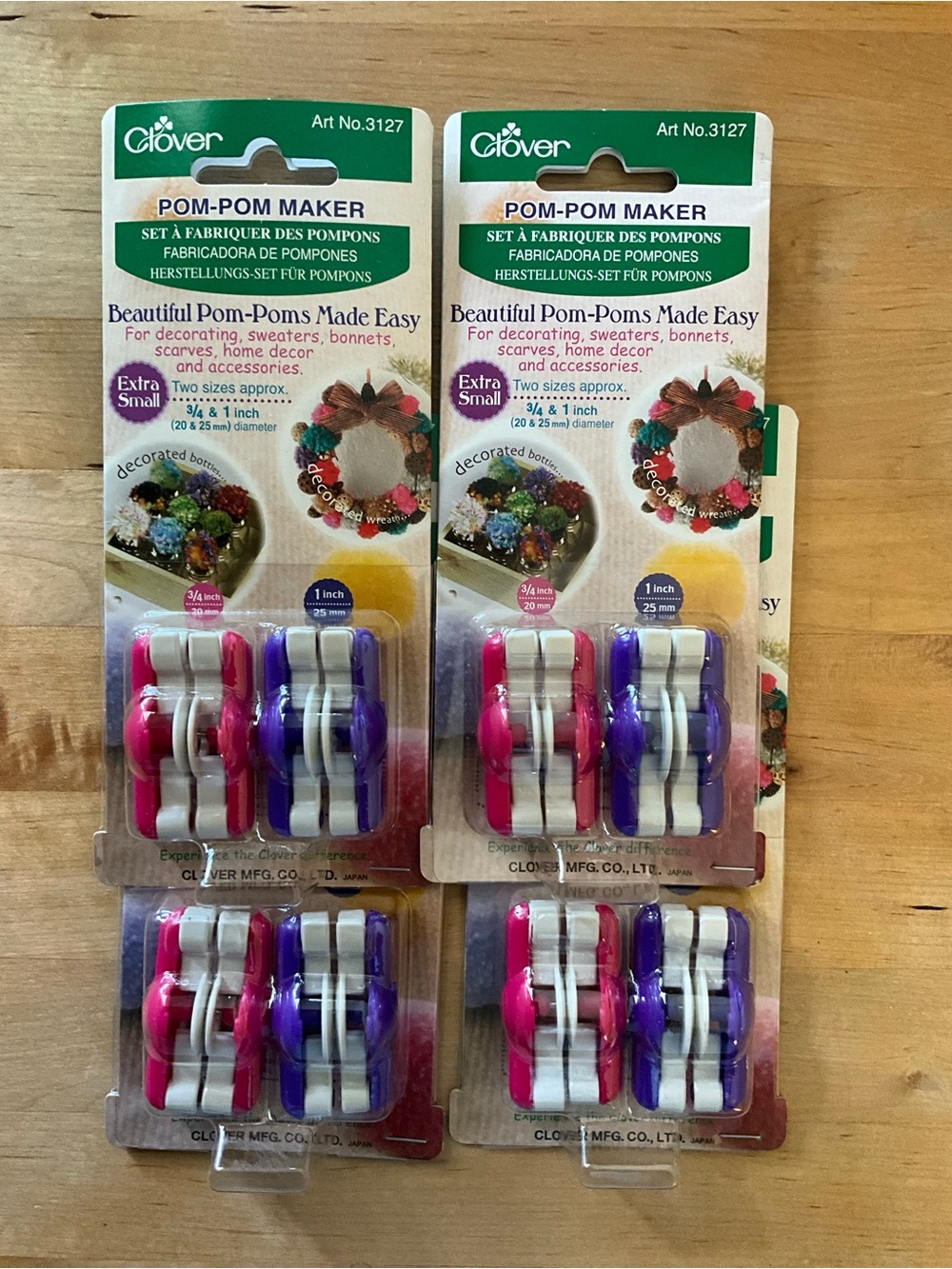 Clover Pom-Pom Makers Lot